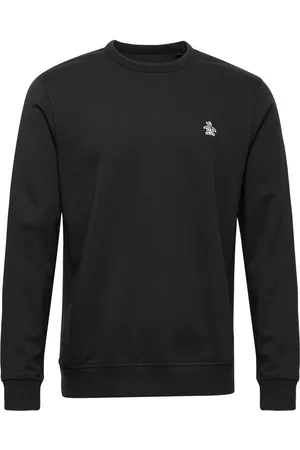 Original Penguin L/S Sticker Pete Fle Black