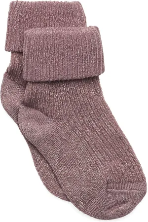 mp Denmark Ida Glitter Socks Purple