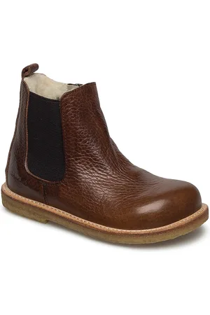 ANGULUS Booties - Flat - With Elastic Brown