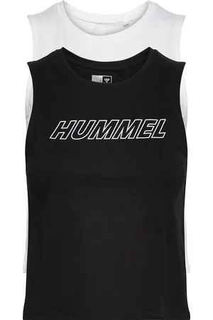 Hummel Hmlte Cali 2-Pack Crop Cot Tanktop Black