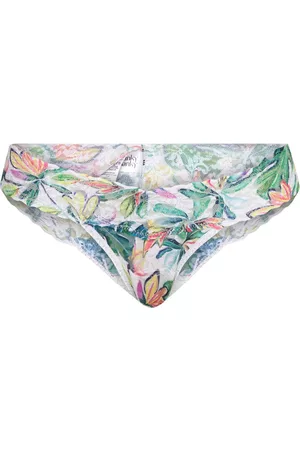 Hanky Panky Naiset Stringit - Signature Lace, Palm Springs Low Rise Thong Patterned