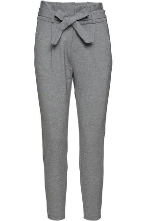 VERO MODA Vmeva Hw Loose Paperbag Pant Noos Grey