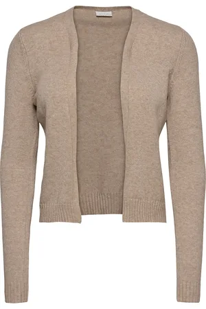 VILA Viril Short L/S Knit Cardigan-Noos Beige
