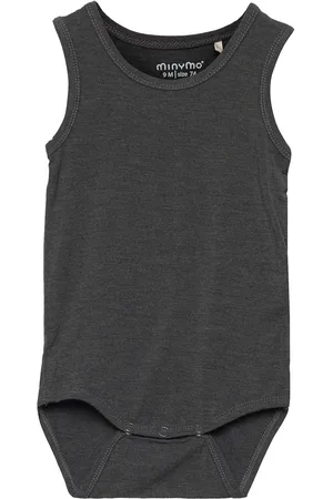 Minymo Body W/O Sleeves Grey