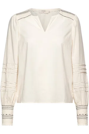 Cream Crpaulo Blouse