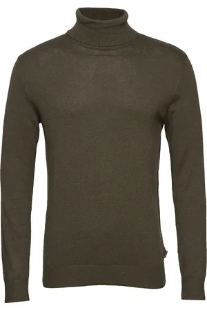 JACK & JONES Jjeemil Knit Roll Neck Noos Khaki Jack & J S