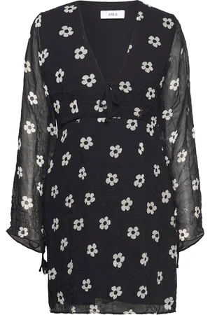 Envii Enearth Ls Dress Aop 7004 Black