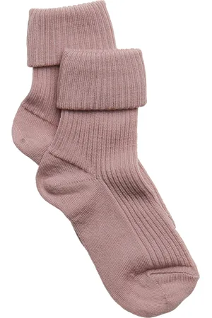 mp Denmark Wool Rib Baby Socks Pink