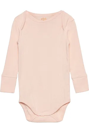Copenhagen Colors Rib Jersey Long Sleeve Body Pink