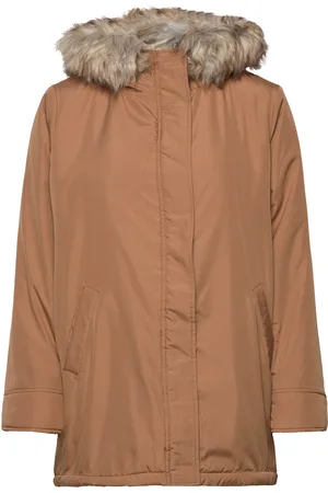 VILA Viloui Parka Brown