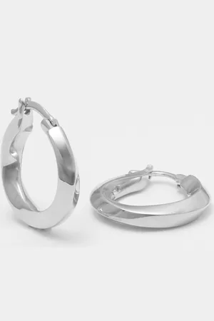 Blue Billie Small Swirl Hoops