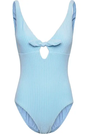 Seafolly Havana Deep V Piece Blue