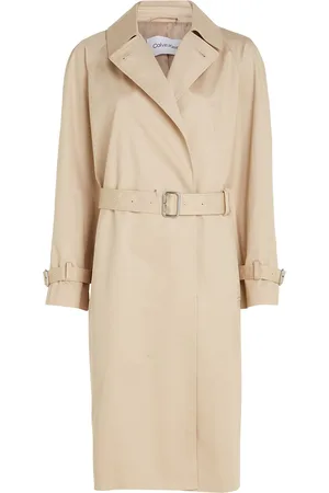Calvin Klein Essential Trench Coat Beige