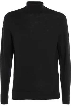 Calvin Klein Merino Turtle Neck Black