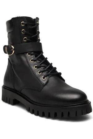 Tommy Hilfiger Buckle Lace Up Boot
