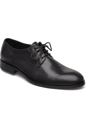 Bianco Biabyron Leather Derby Black