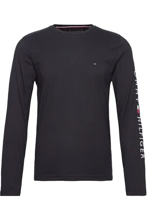 Tommy Hilfiger Tommy Logo Long Sleeve Tee Navy