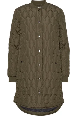 Kaffe Kashally Quilted Coat Green