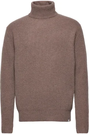 Les Deux Eddie Wool Rib Rollneck Knit Beige