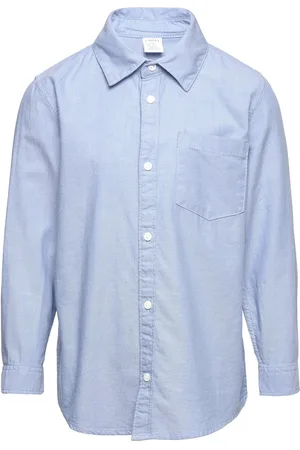 Lindex Shirt Preppy Oxford Blue
