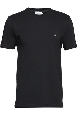 Calvin Klein Cotton Logo Embroidery T-Shirt Black