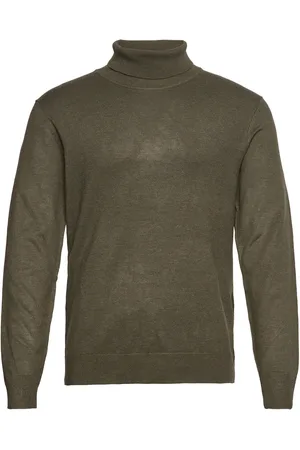 Lindbergh Mélange Roll Neck Knit Khaki