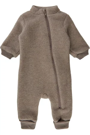 Mikk-Line Wool Suit W Rib Beige