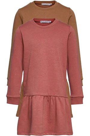 Minymo Sweat Dress Ls Pink