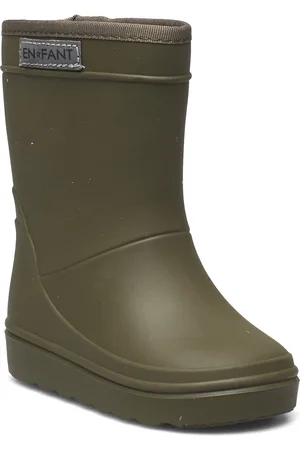 EN FANT Rain Boots Solid Green