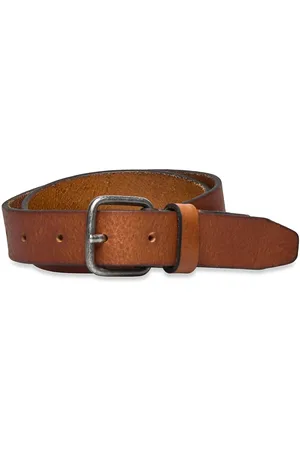SELECTED Slhhenry Leather Belt Noos Brown