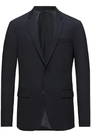 Calvin Klein Stretch Wool Slim Suit Blazer Navy