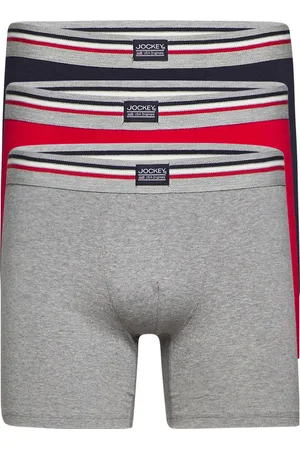 Jockey Boxer Trunk 3-P Grey