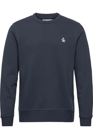 Original Penguin L/S Sticker Pete Fle Navy