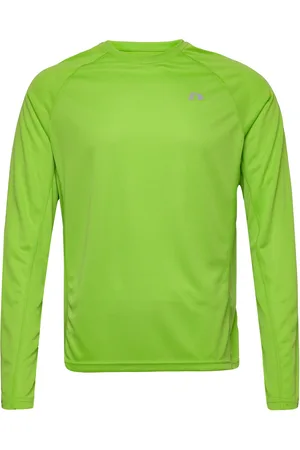 Newline Men Core Running T-Shirt L/S Green