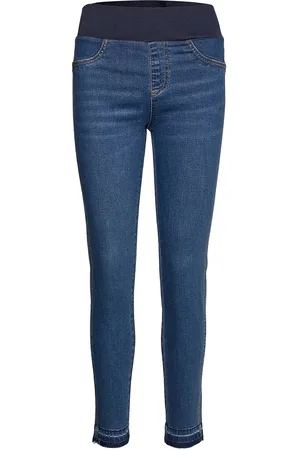 Freequent Pants From Freequent In A Soft And Stretchy Material. The Pants Have A Simple Si Blue