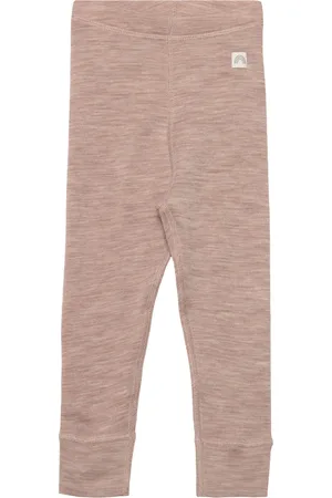 Lindex Leggings Wool Baby Solid Beige