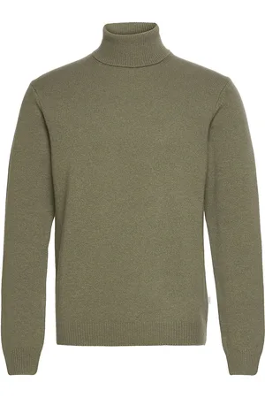 Casual Friday Cfkarl Roll Neck Bounty Knit Khaki