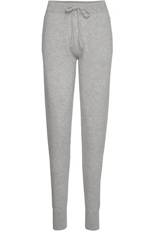 Davida Cashmere Pants Pockets Grey