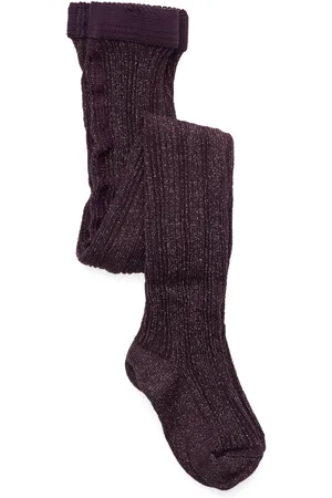 mp Denmark Celosia Glitter Tights Purple