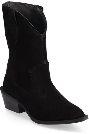 Bianco Biamona Western Boot Mid Suede