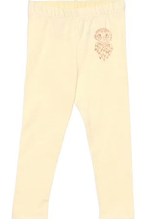 Soft Gallery Sgbaby Paula New Owl Leggings Yellow