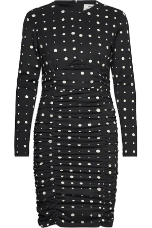 Mads Norgaard Pollux Amelia Dress Aop Black
