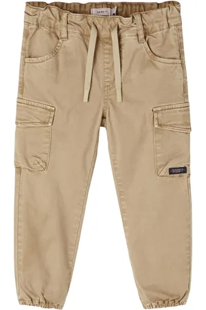 NAME IT Nmmben Cargo R Twi Pant 1771-Hi Noos Beige
