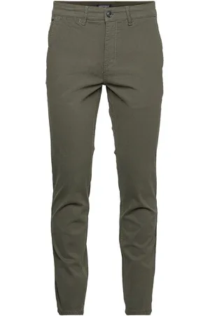 Lindbergh Structure Superflex Chinos Green