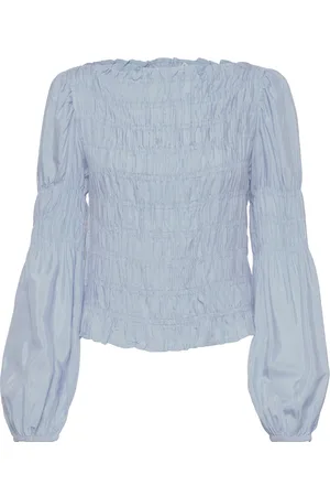 Cream Crhenva Blouse Blue