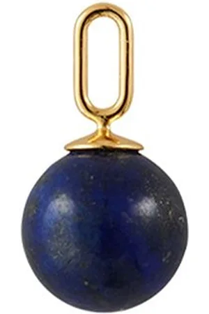 Design Letters St Drop Charm 8Mm Plated Blue