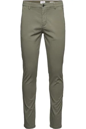 Lindbergh Superflex Chino Pants Green