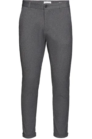 Lindbergh Superflex Knitted Cropped Pant Grey