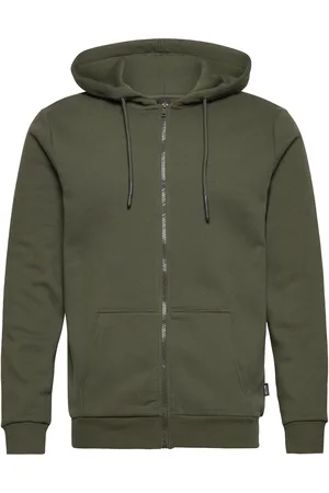 Only & Sons Onsceres Zip Thr. Hoodie Sweat Noos Green