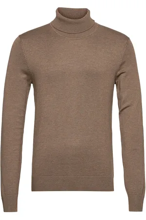 Lindbergh Mélange Roll Neck Knit Brown